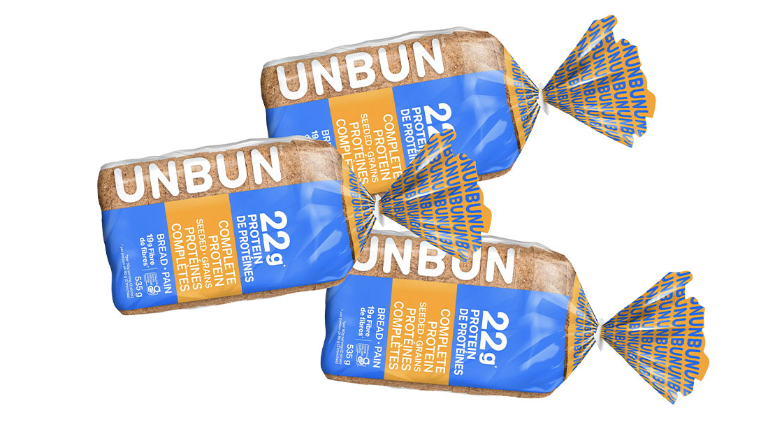 Unbun protein enhanced bread
