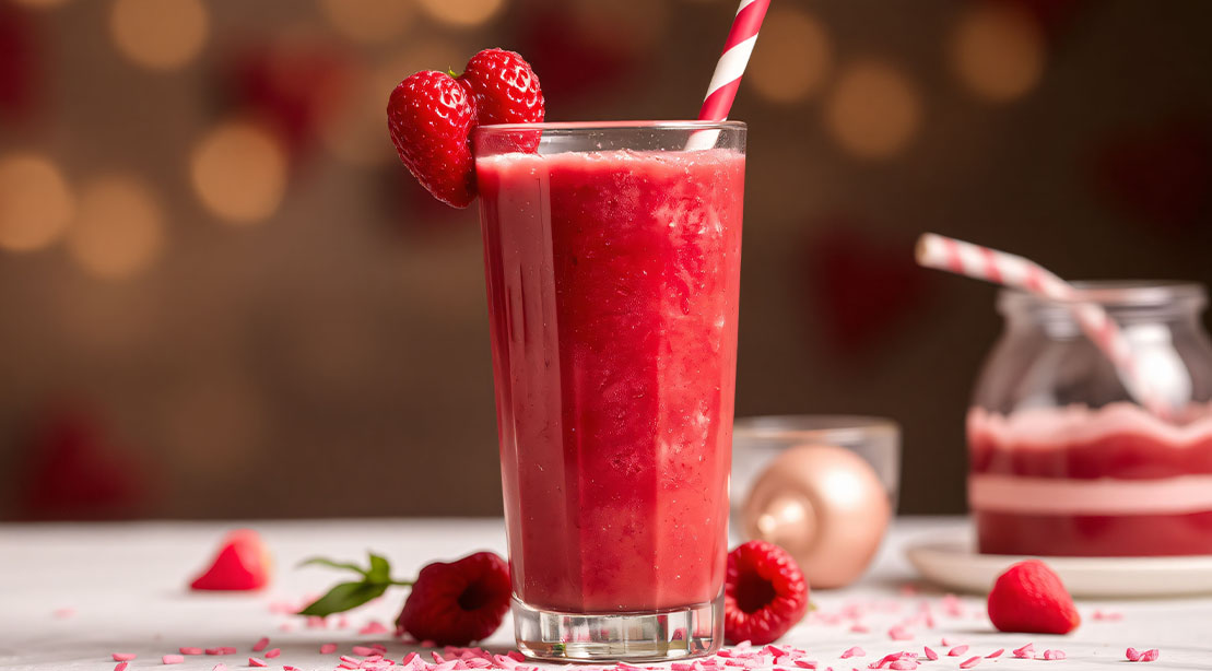 Strawberry Red velvet smoothie