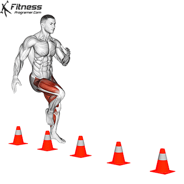The Best Exercises To Boost Motor Skills In Adults & Athletes 8 Zig Zag Hops Plyometric