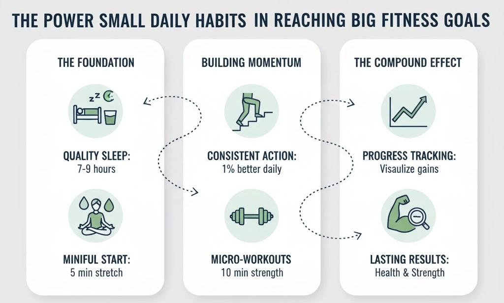 Home 13 The Power of Small Daily Habits in Reaching Big Fitness Goals