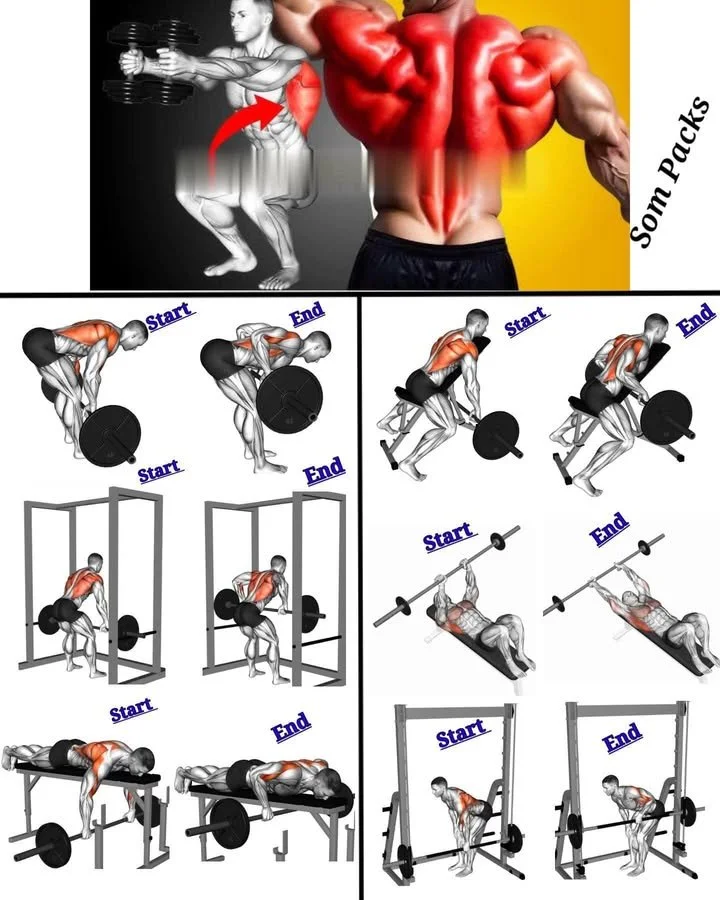 Home 10 Barbells only cobra back workout for strengthening the back