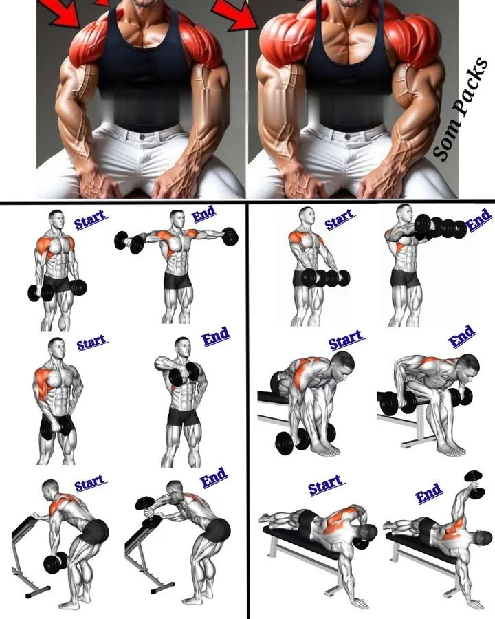 best Dumbbells only shoulder exercises to improve your body 2 Dumbbells for effective shoulder exercises for strength and sculpting