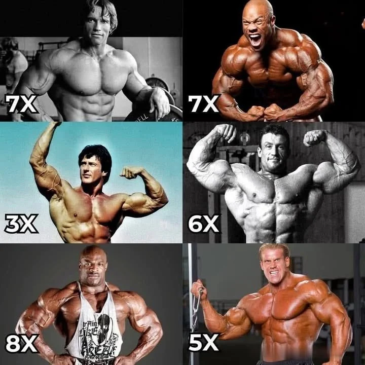 Home 7 Inspiring legendary bodybuilders showcasing strength and dedication
