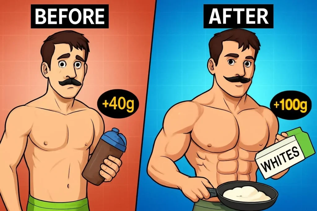 A selection of protein foods to boost daily protein intake by 100g.