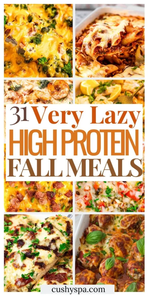 31 Laziest Fall High Protein Meals Anyone Can Make 1 Easy high protein meals for fall, perfect for busy individuals and families.