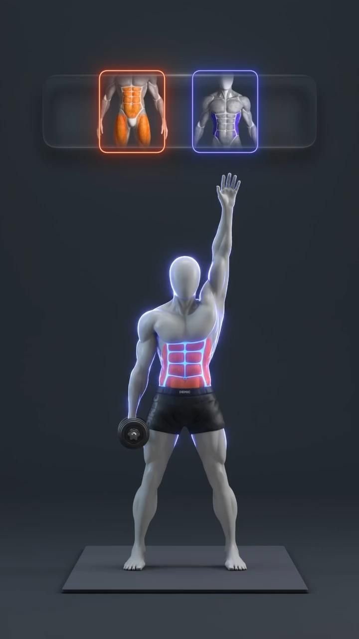 🚨 Lower Abs Killer! Must-Try Exercises for a Shredded Midsection.Want that 360-degree core strength an… [Video] in 2025 | Gym workout planner, Best gym workout, Dumbbell workout