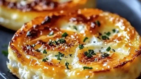 Baked Cottage Cheese Eggs: Amazing Protein-Packed Breakfast Bliss 2 Delicious baked cottage cheese eggs topped with herbs and spices