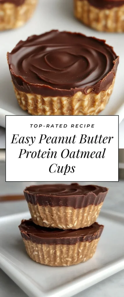 Easy Peanut Butter Protein Oatmeal Cups 14 Easy Peanut Butter Protein Oatmeal Cups for a healthy snack