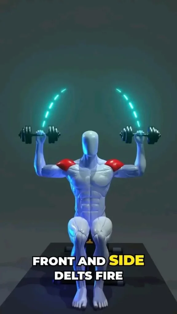 Shoulder Workout on dumbbells 12 Dumbbell shoulder workout for strength training and muscle building