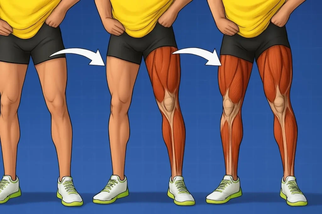 A person demonstrating perfect squat technique to improve lower-body strength.