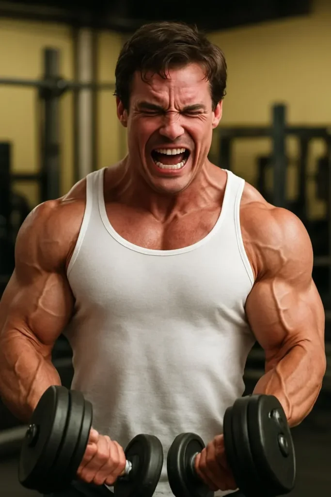 Arnold Schwarzenegger motivational quote on strength through adversity.