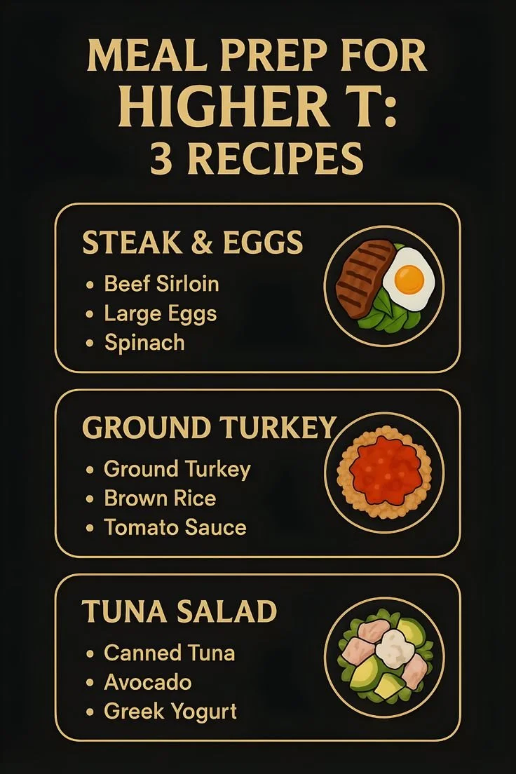 3 Easy Meal Prep Recipes That Support Testosterone