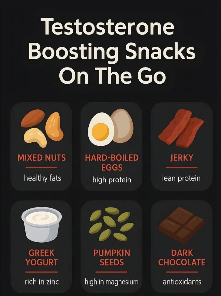 High-T Snacks for Men: Healthy Foods to Boost Energy Naturally