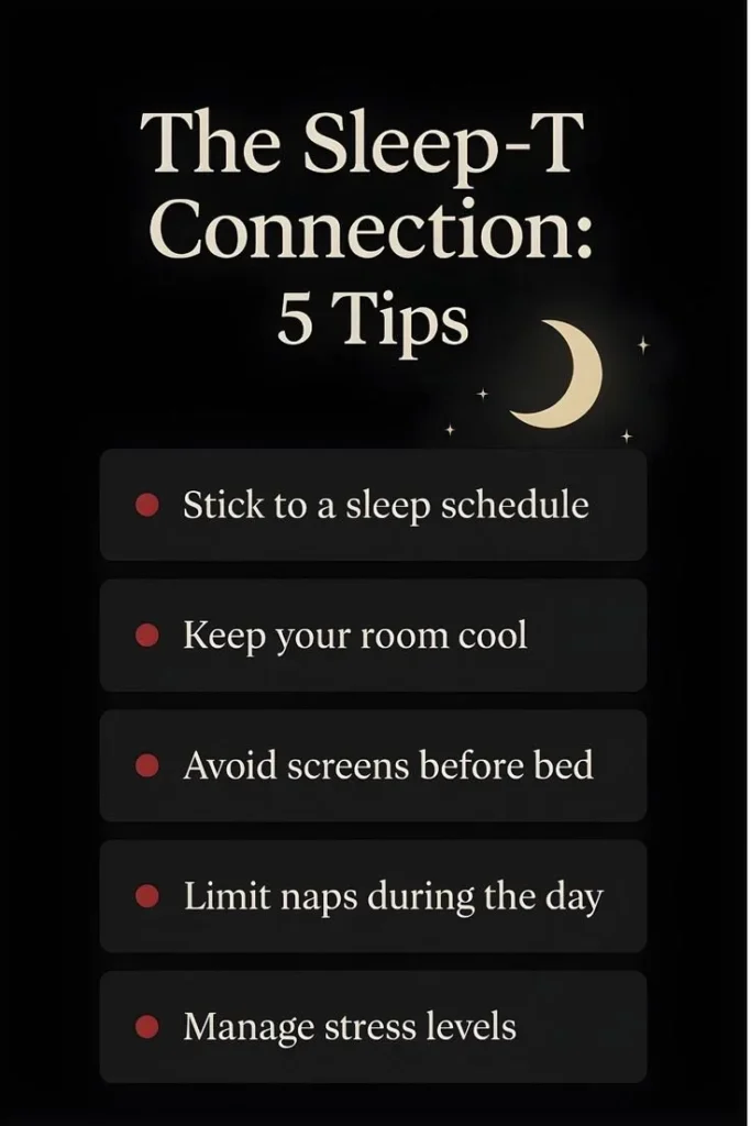 Better sleep boosts testosterone levels for enhanced health and vitality