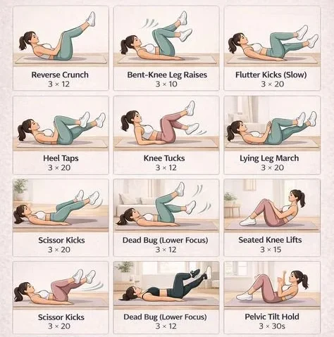 Home 3 Lower ab workout to burn belly fat faster than cardio