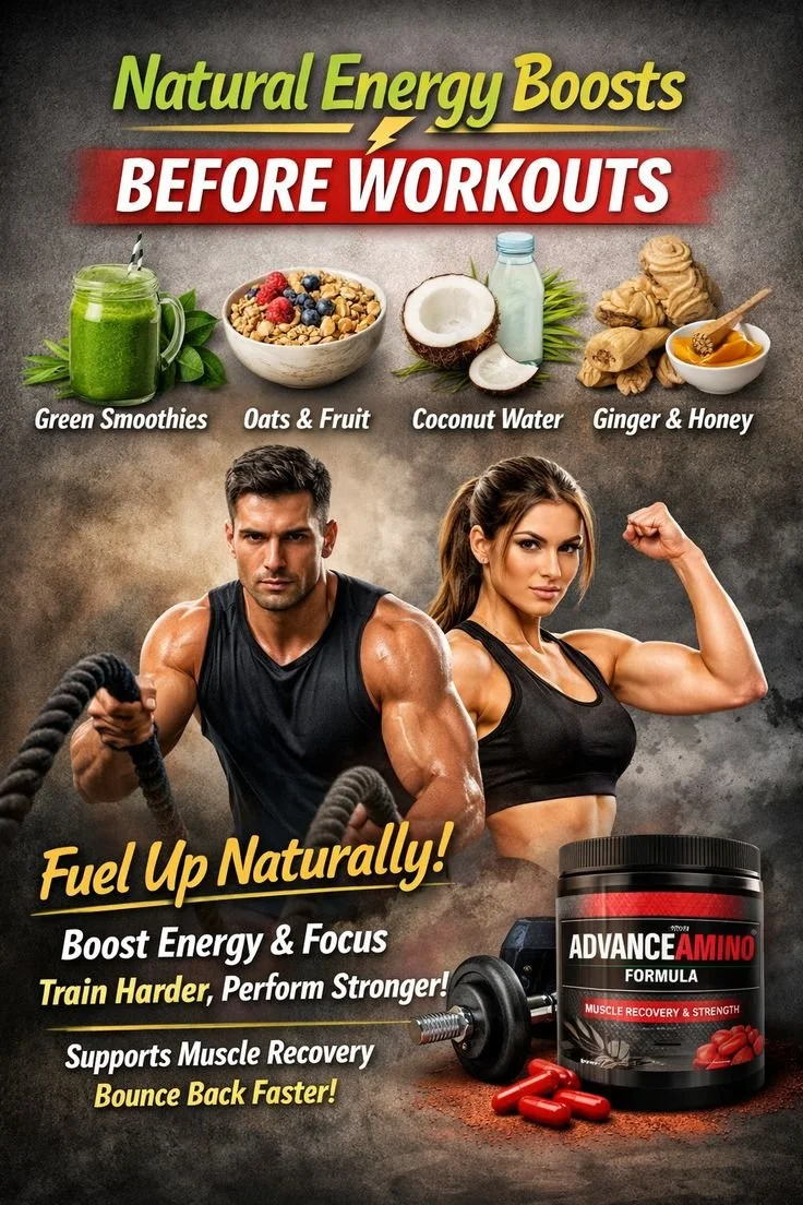 Natural Energy Boosts Before Workouts | Check out the Link In My Bio