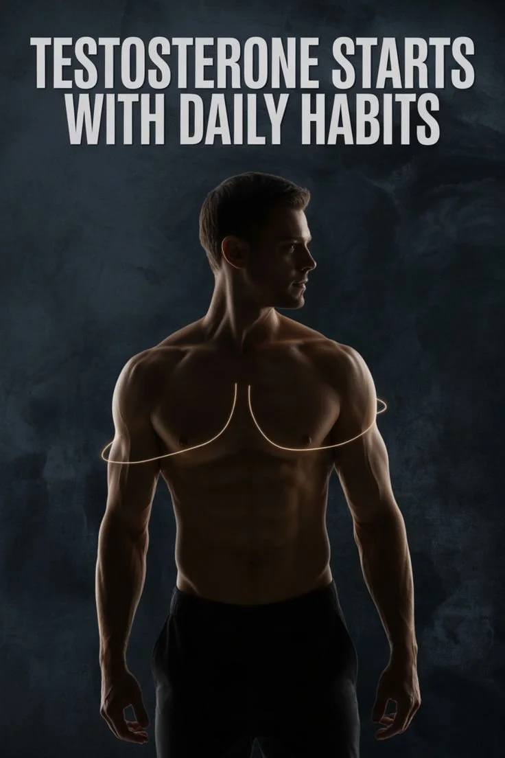 Healthy lifestyle choices for improving testosterone health and well-being.