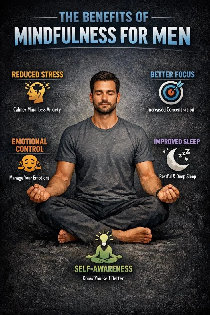 The Surprising Benefits of Mindfulness for Men: Reduce Stress & Sharpen Focus