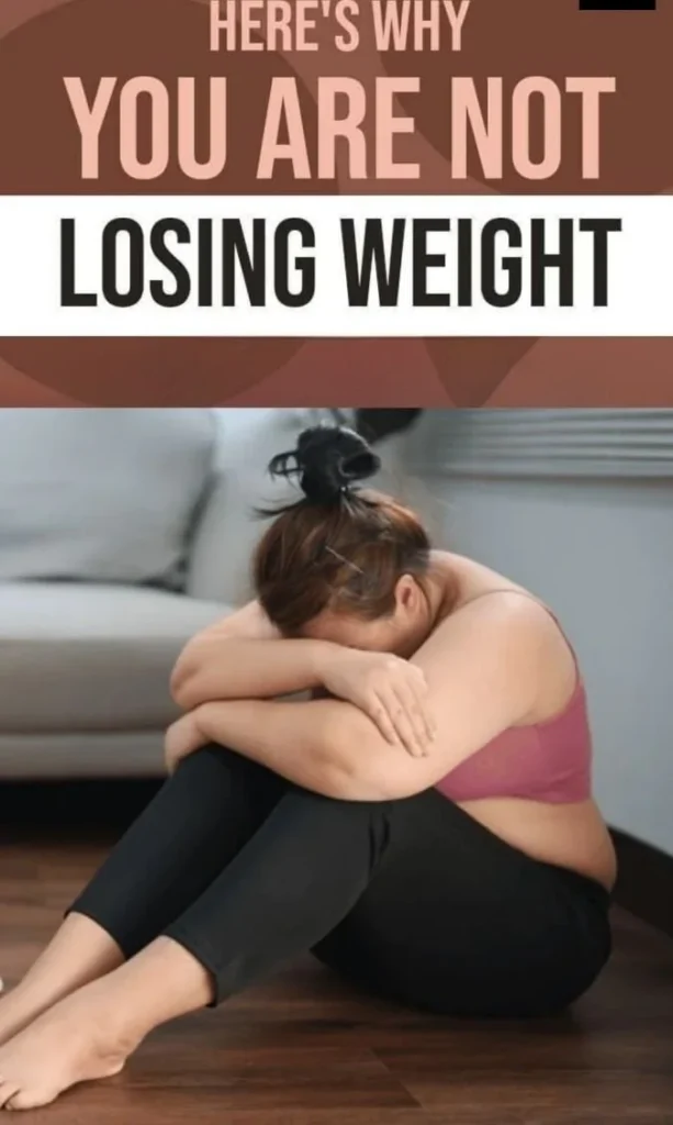 List of reasons people struggle with not losing weight and tips to overcome obstacles.