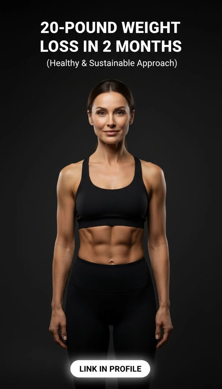 Step-by-step weight loss plan for losing 20 pounds in 2 months safely