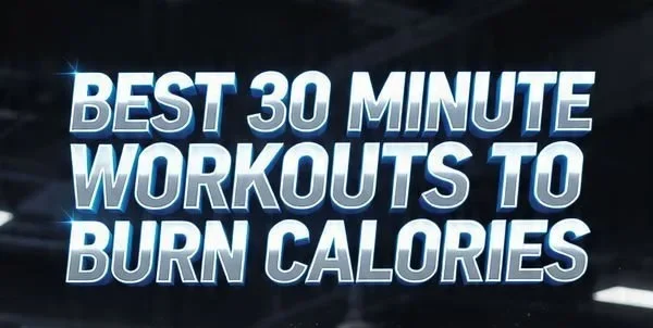 Person engaged in a 30-minute workout session to burn calories