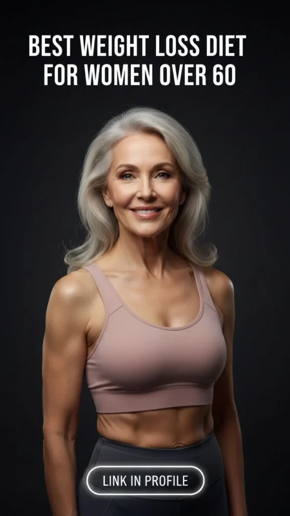 Healthy meal plan for women over 60 focusing on weight loss diet and metabolism.