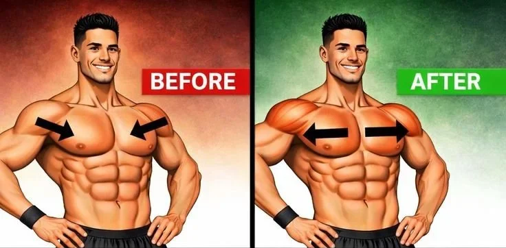 Home 17 Home chest workout exercises for strength and definition without gym equipment.