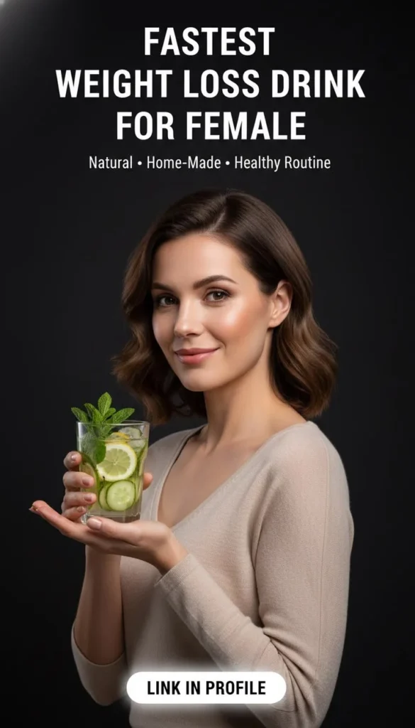 Fastest weight loss drink for females promoting quick fat loss and metabolism boost