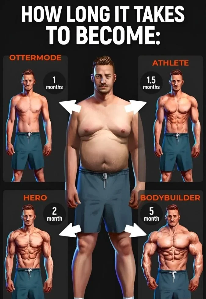 Bodybuilder lifting weights and training in the gym.
