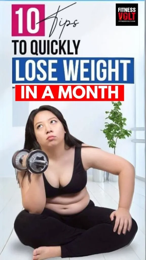 Effective strategies to lose weight quickly in a month and achieve weight loss goals