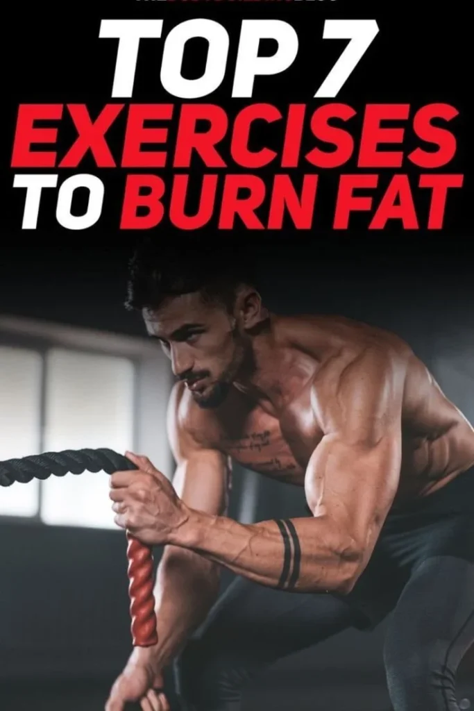 A person performing fat-burning exercises to torch calories and achieve fitness goals.