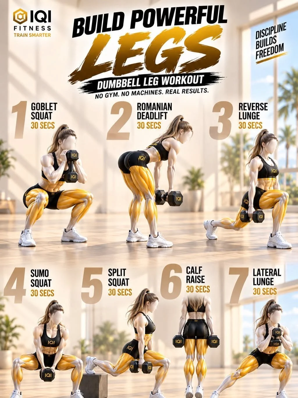 Home 14 7 dumbbell moves for building leg strength and balance