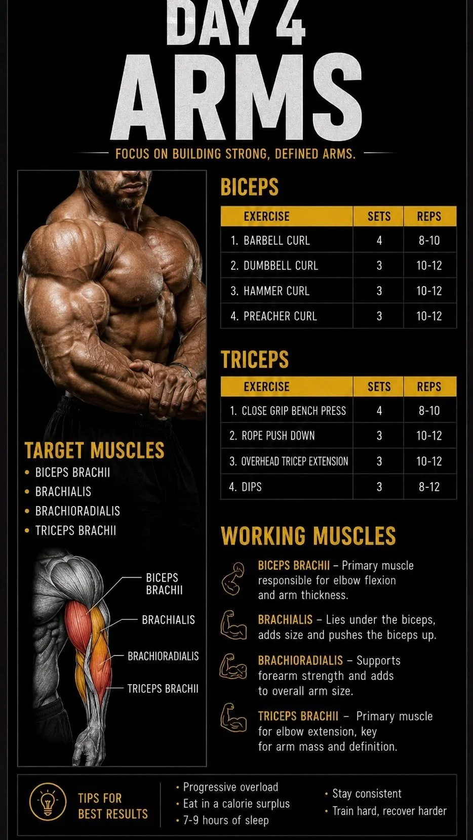 Home 15 A variety of arm workouts for toning and strengthening muscles