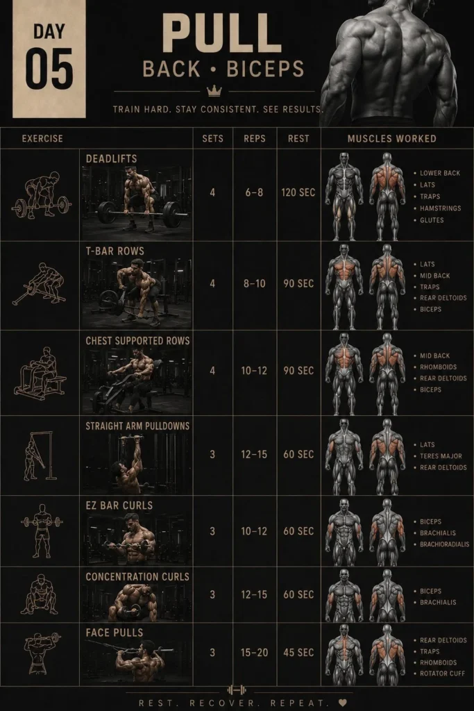 Try these best pull workout 2 Effective pull workout routines for building strength and muscle