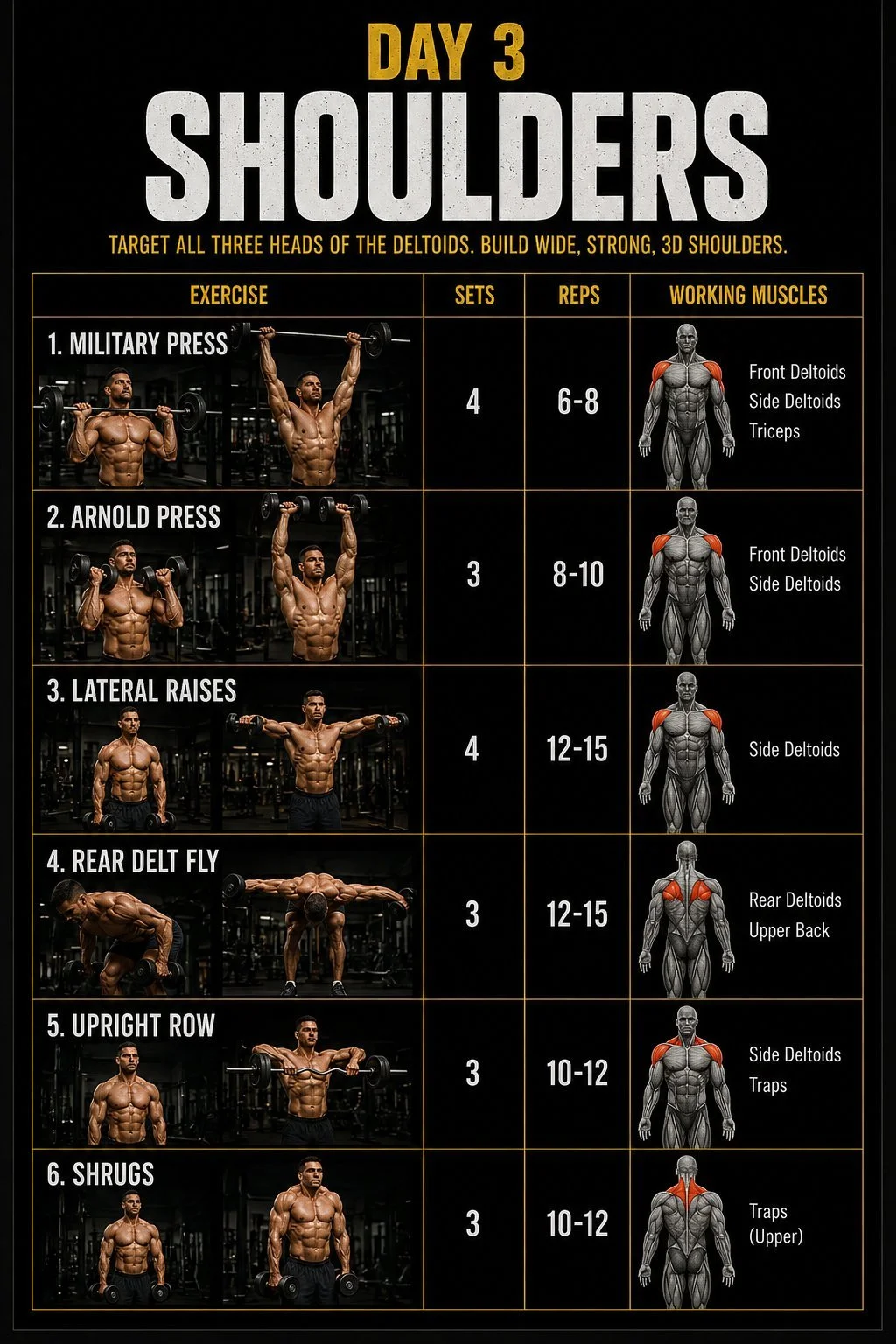 Try these Shoulder workouts